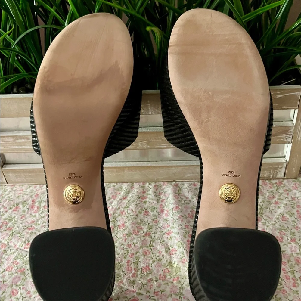 VERONICA BEARD Dali Platform Woven Raffia Slide Sandal - Picture 5 of 11